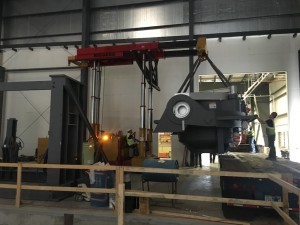 55k lb. furnace installation     
